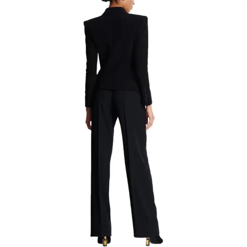 BALMAIN Embroidered Patches Fitted Jacket-3