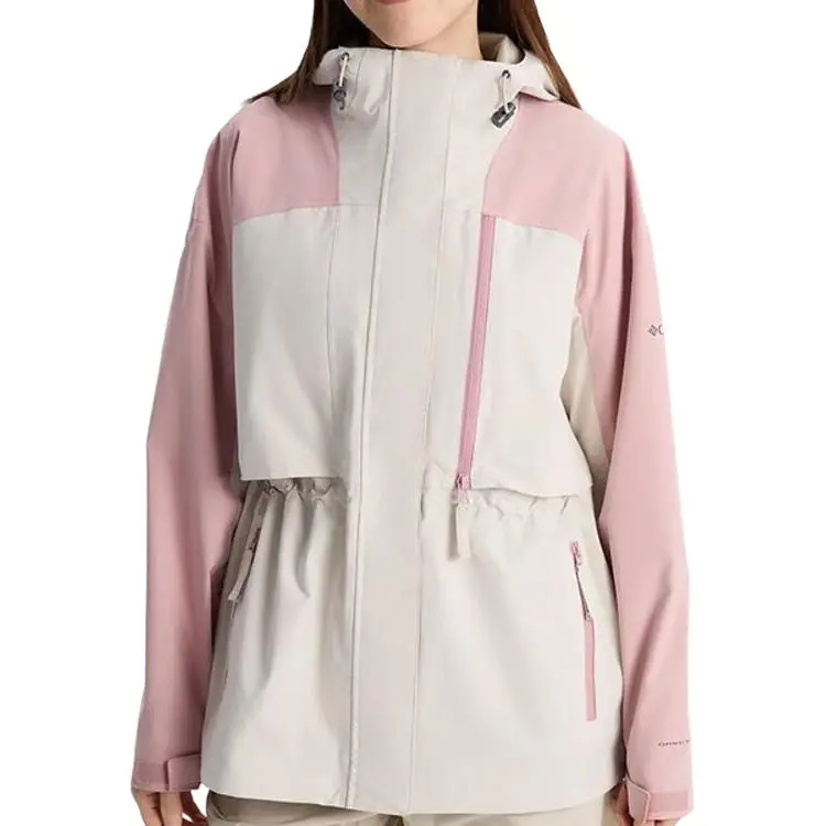 Columbia Water-Resistant Windproof Breathable Warm Windbreaker Jacket Women's Pink-3