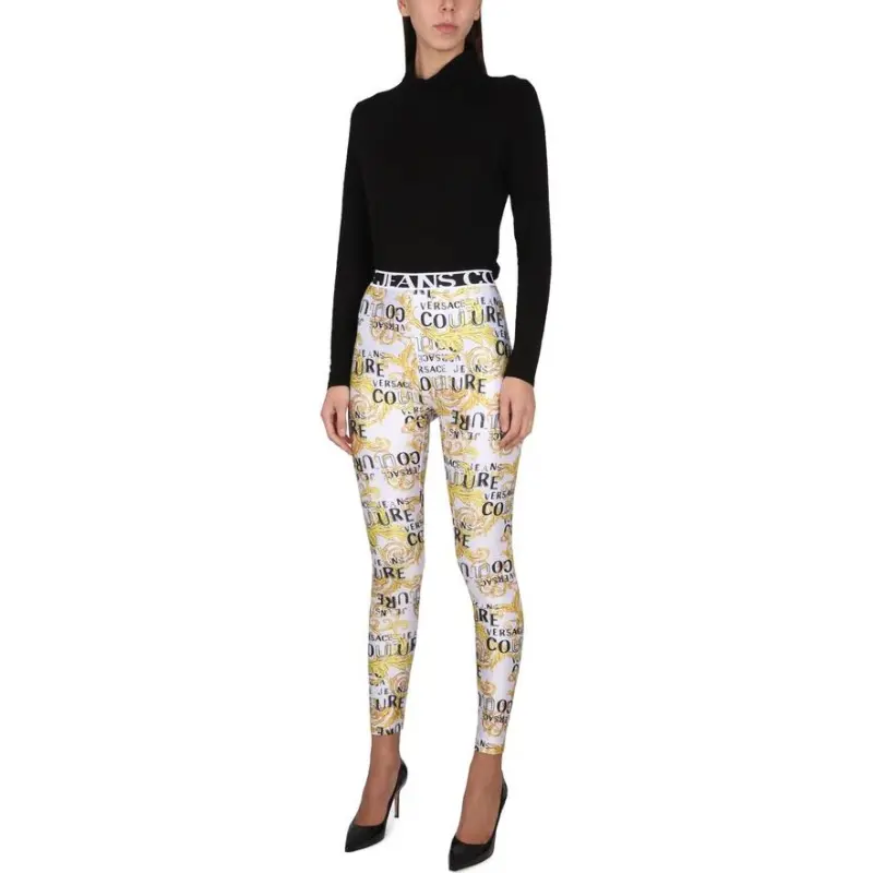 VERSACE JEANS COUTURE Baroque-print Skinny Jeans-5
