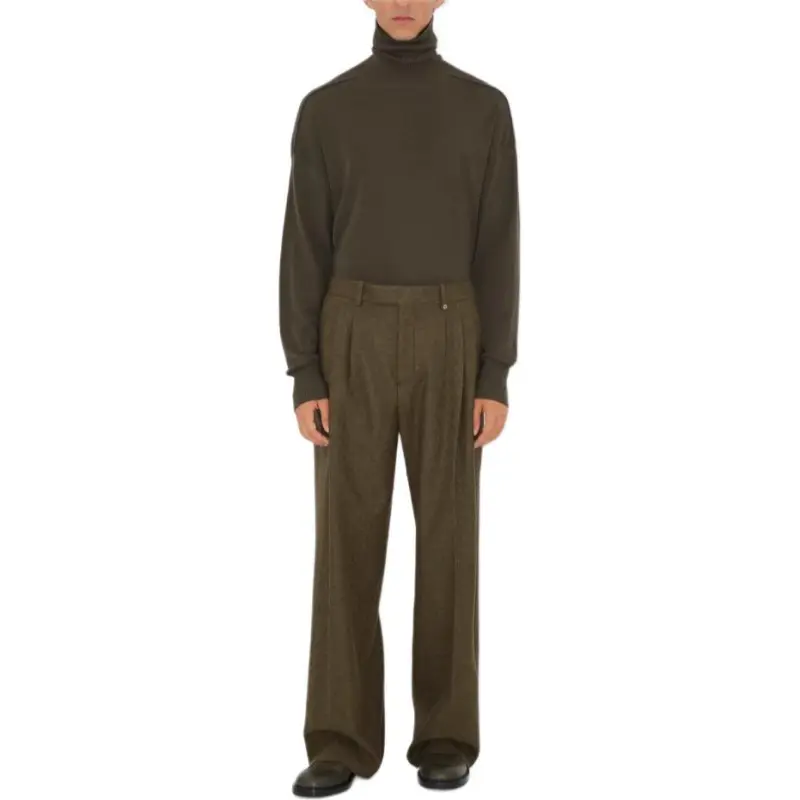 Burberry Wool Tailored Trousers-1