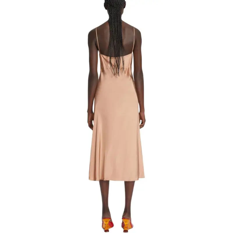 DRIES VAN NOTEN Viscose Slip Dress Smo-2