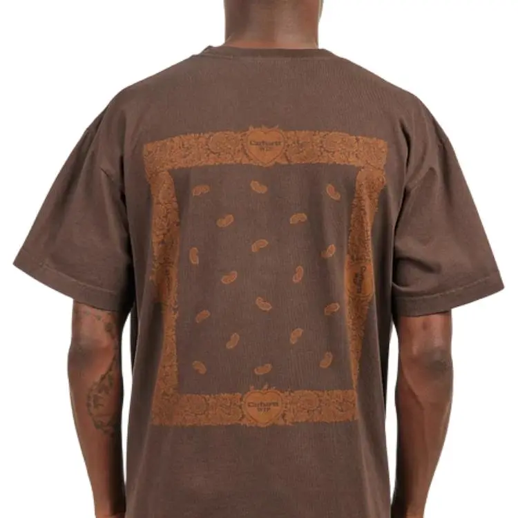 Carhartt WIP T Shirts Men Seven Leaf Tree Color-4