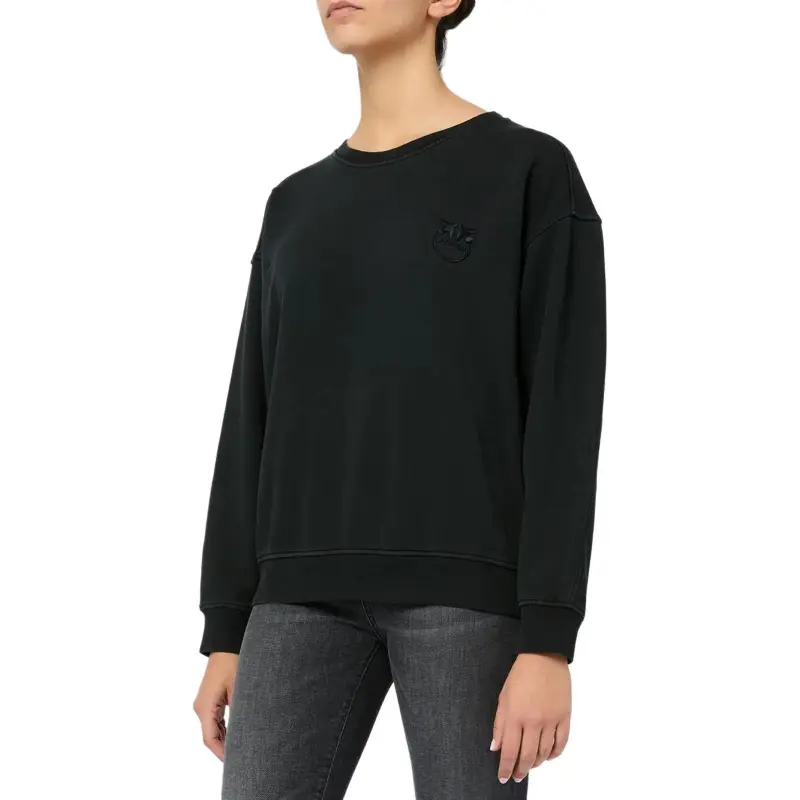 PINKO Logo Embroidered Crewneck Sweatshirt-3