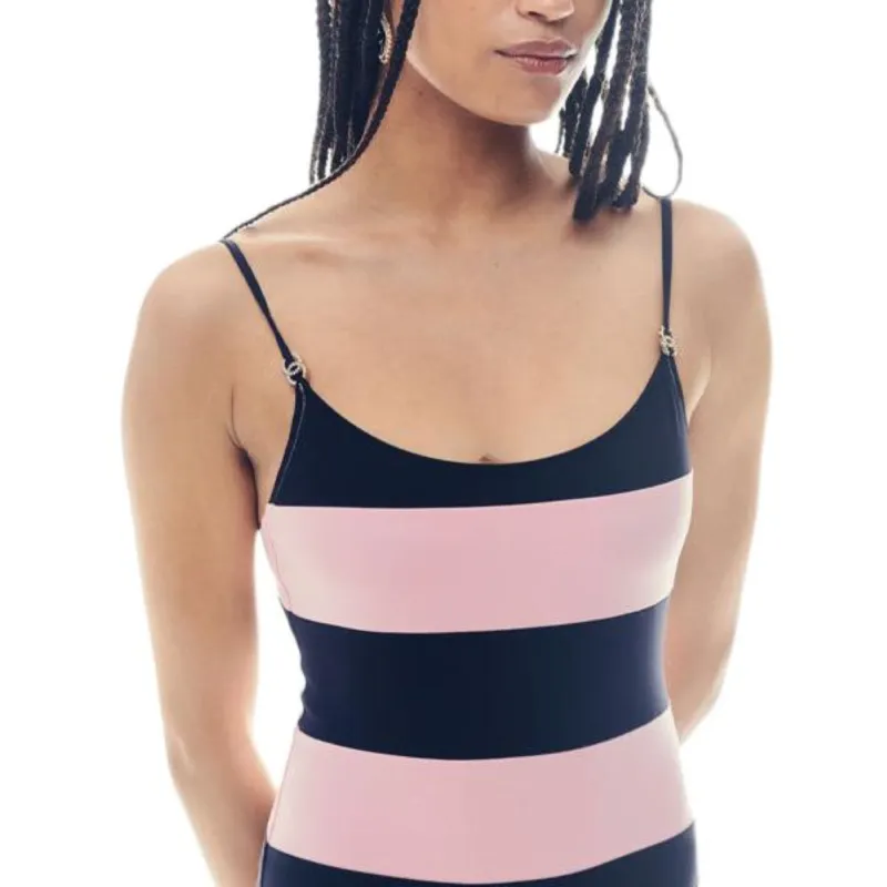 CHANEL 24 Spring Summer New Arrivals One piece Swimsuit Women's Pink-2