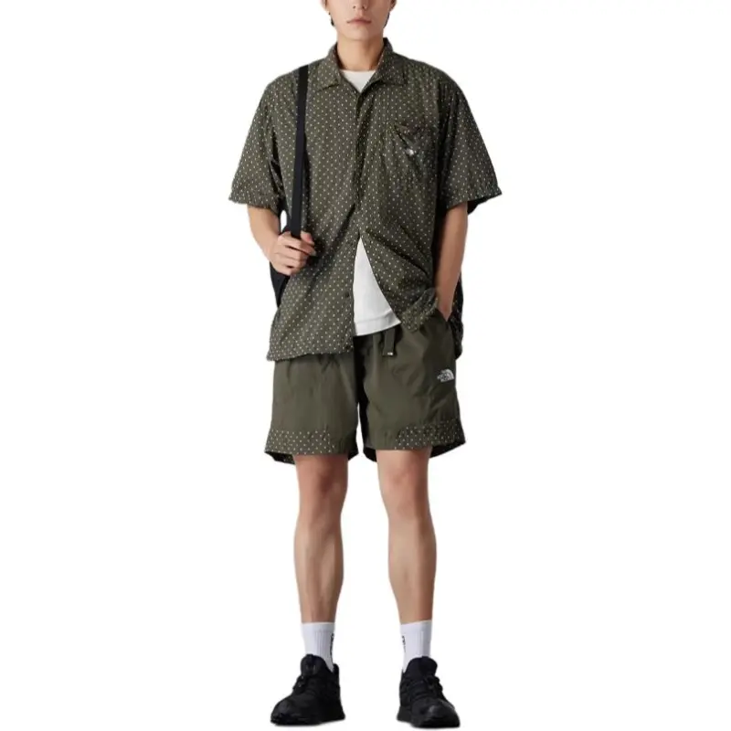 THE NORTH FACE Shirt Men's Gray Brown Green-1