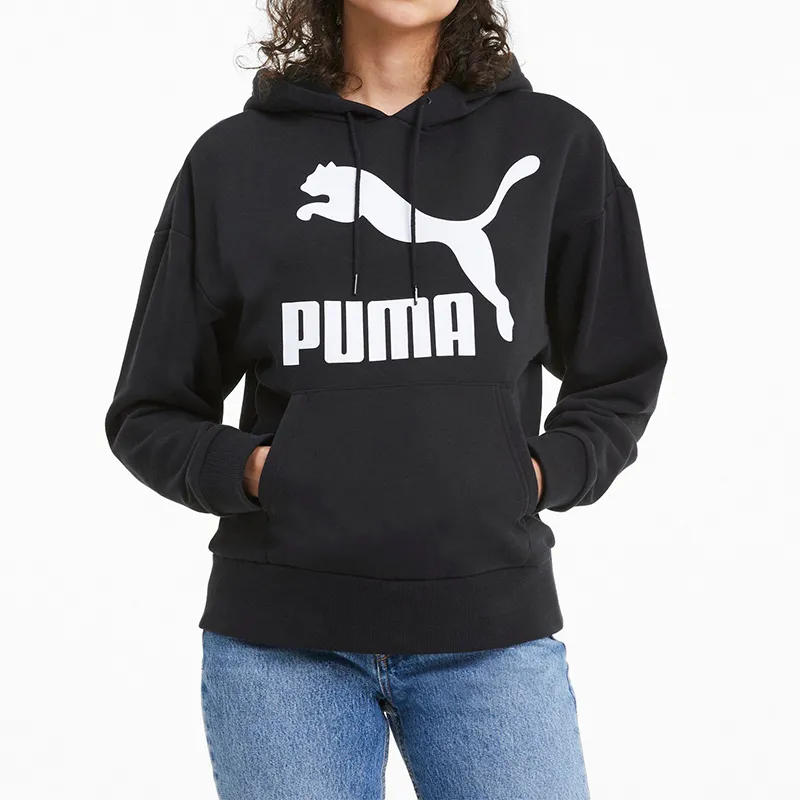 PUMA Sweatshirts Women's Black-3