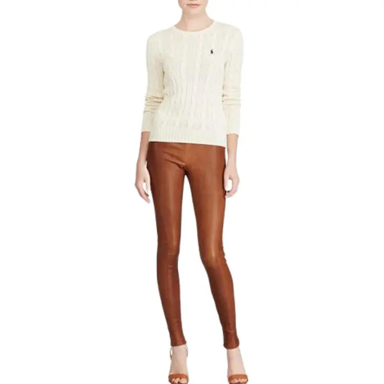 Polo Ralph Lauren Wool Cashmere Crew Knit Andover Cream-2