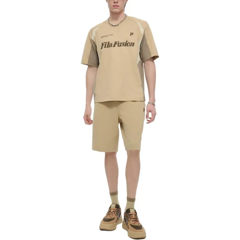 FILA FUSION FOB Casual Shorts Men's Rosemary Khaki-4