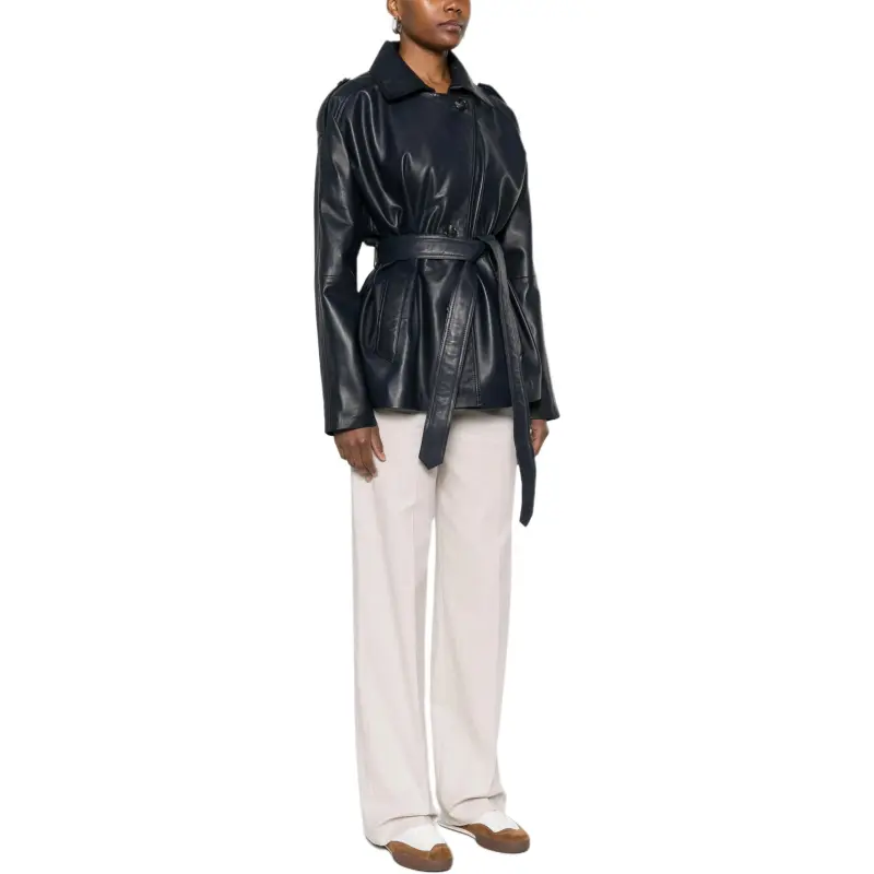 Iceberg Leather Jacket-3