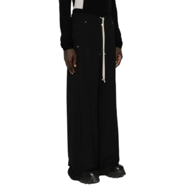 RICK OWENS Drawstring Flared Trousers-3