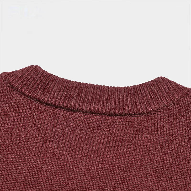 FILA ORIGINALE Sweatshirt Men's Wine Red-4