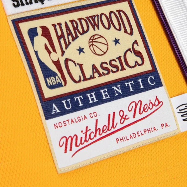 Mitchell Ness Basketball Jerseys Men Yellow-2