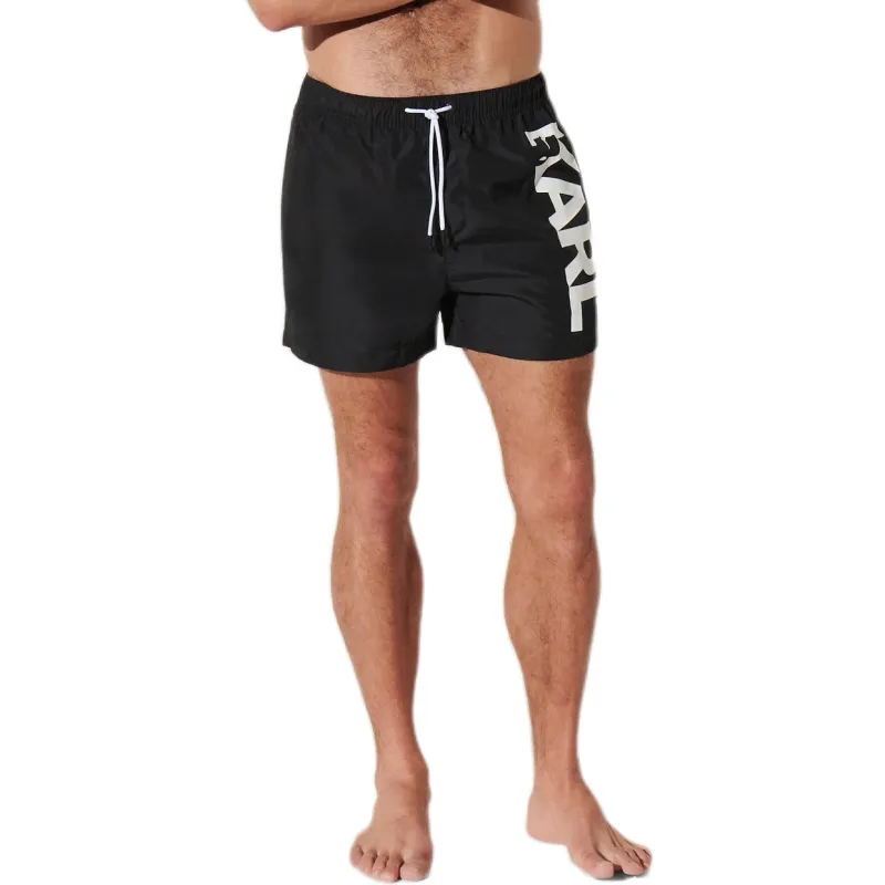 KARL LAGERFELD / Karl Lagerfeld Jeans Logo Swim Shorts-1