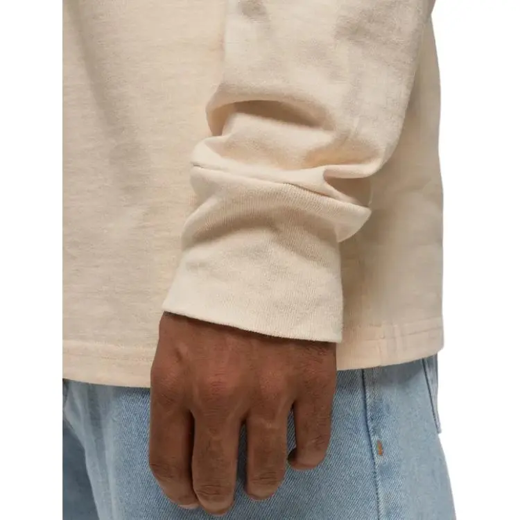 New Balance Made In USA Long Sleeve Polo Shirt Men's White-3