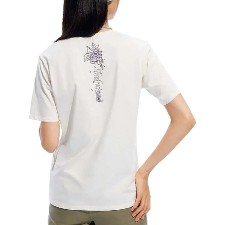 Timberland T Shirt Unisex Vintage White-2
