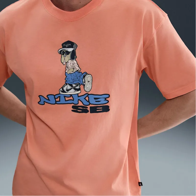 Nike Max90 T Shirt Men's Orange-3