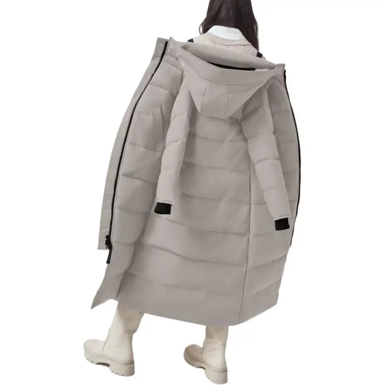 Canada Goose Down Jacket Women's Lime Gray-3