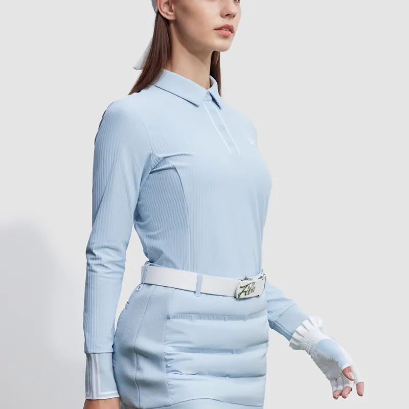 FILA Polo Shirt Women's Sky Blue-3