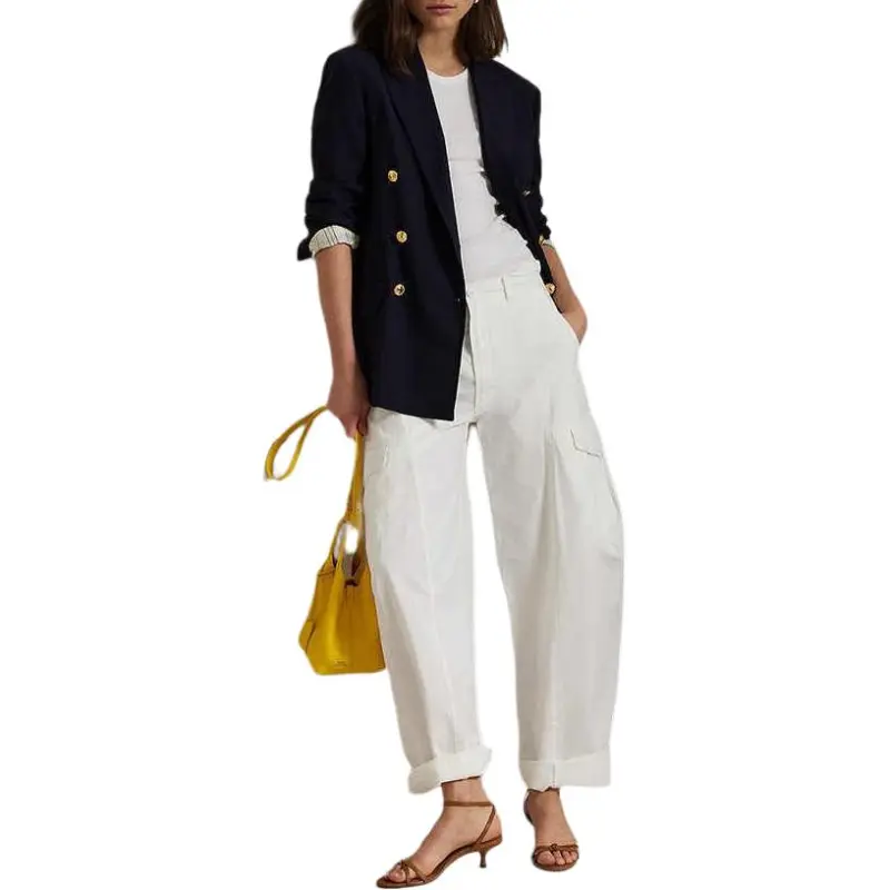 Polo Ralph Lauren Cargo Pants Women's White-3