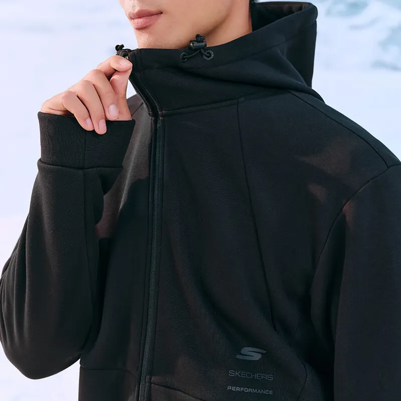 Skechers Jacket Men's Carbon Black-4