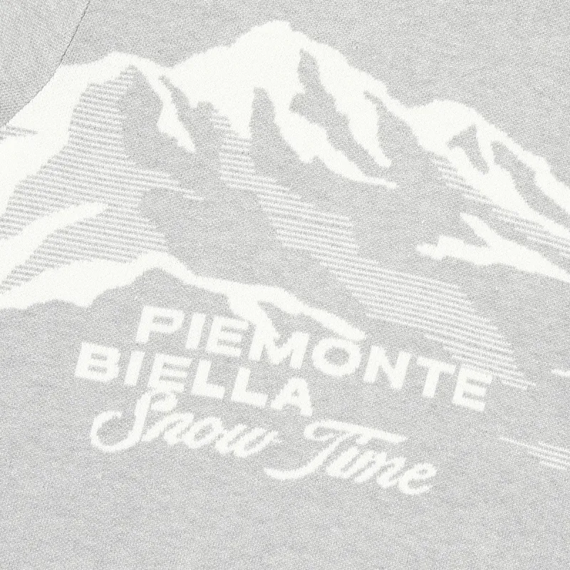 FILA PIEMONTE SNOW TIME Sweater Unisex Light Gray-3