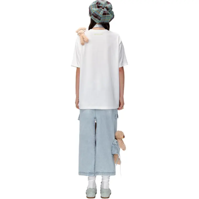 13 DEMARZO SS25 Drop Shoulder Sleeve T Shirt Unisex-2