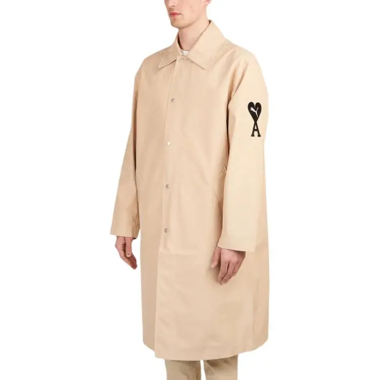 PUMA X Ami W Lightweight Jacket Beige-3