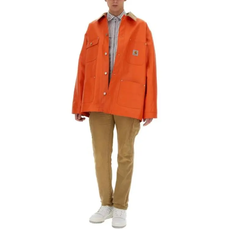 JUNYA WATANABE X Carhartt Logo Patch Buttoned Jacket-2