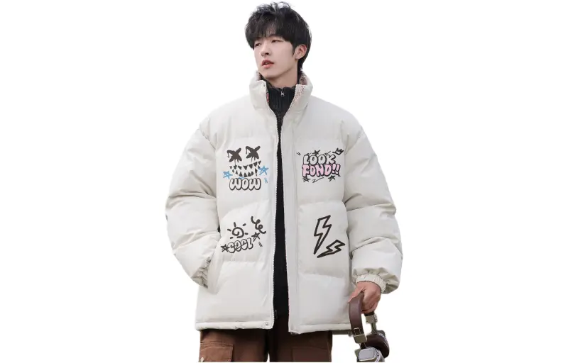 FONDLOOK Puffer Jackets Unisex-6
