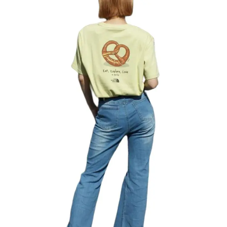 THE NORTH FACE Explorer Collection T Shirts Men Ginger Yellow-3