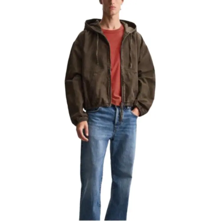 ZARA Jackets Men Brown-5