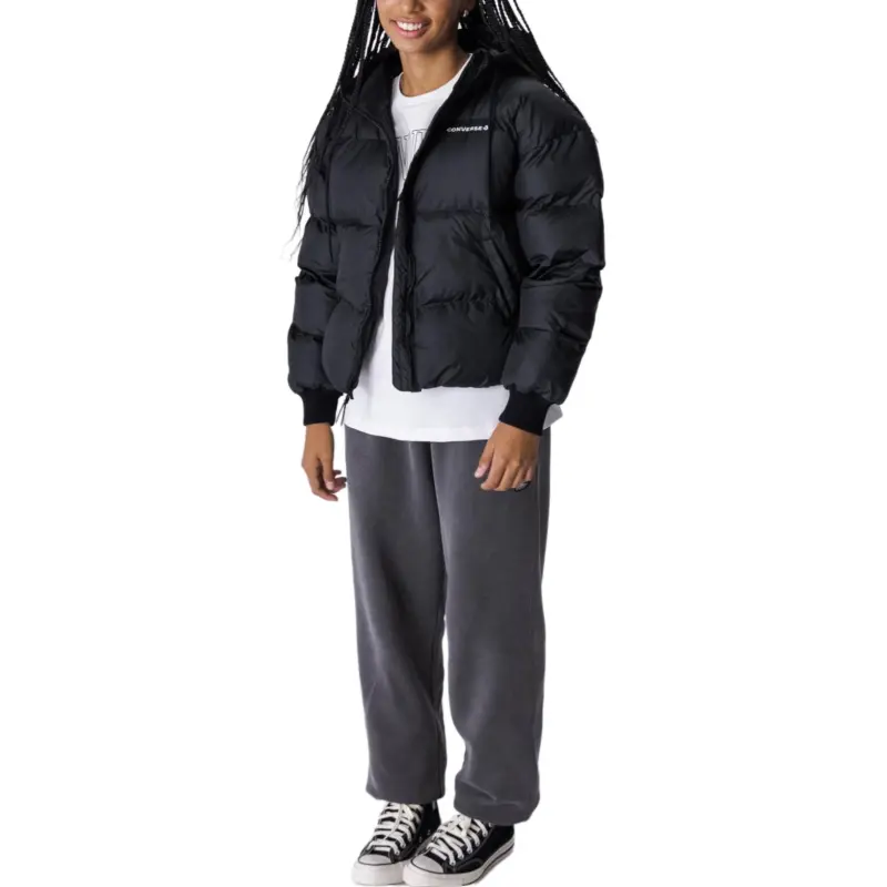 Converse FW24 Puffer Jacket Women's Black-3