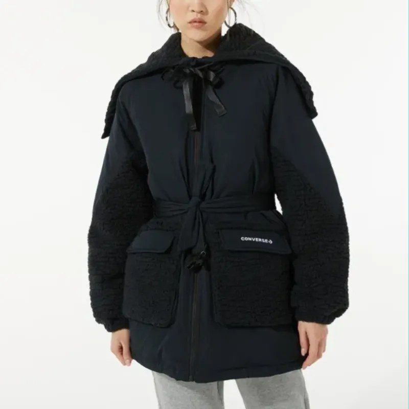 Converse Down Jacket Women's Black-2