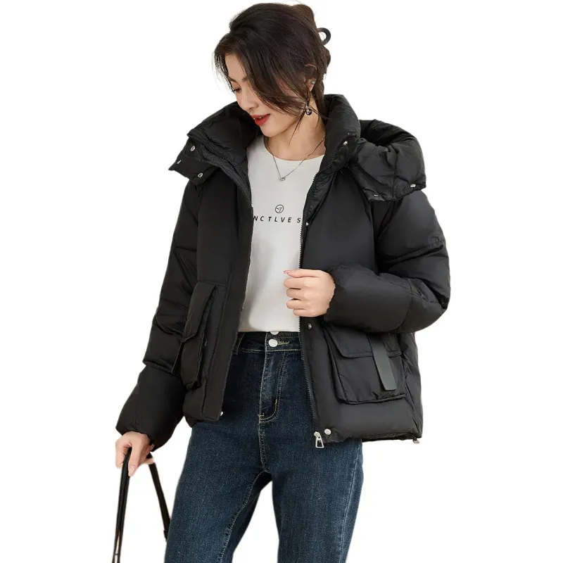 CARBAMMI Puffer Jacket Women's Black-2