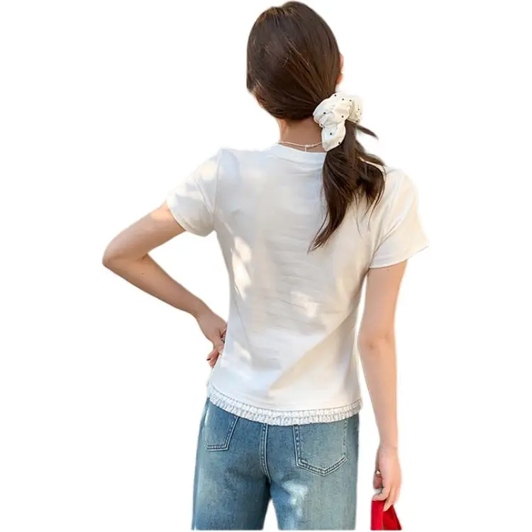 Flowers In Water T Shirt Women's-0