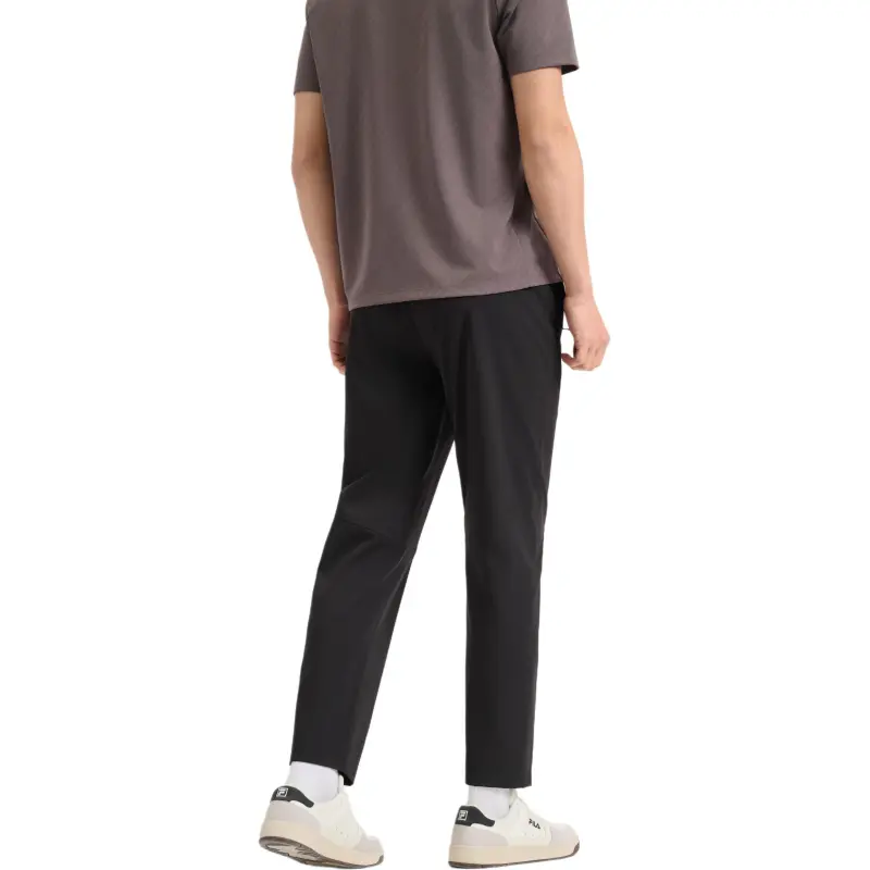 FILA Knitted Sweatpants Men's Jet Black-4