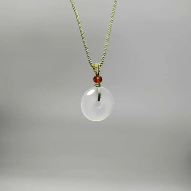 YOULING Chalcedony Jade Necklaces Unisex-6
