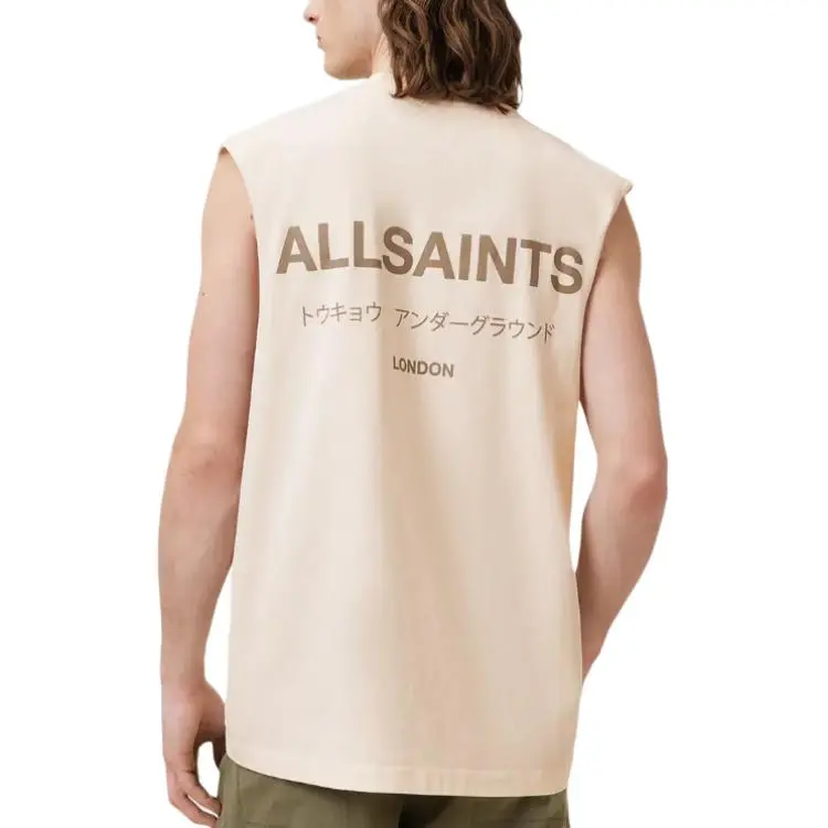 ALLSAINTS T Shirts Men Beige-1