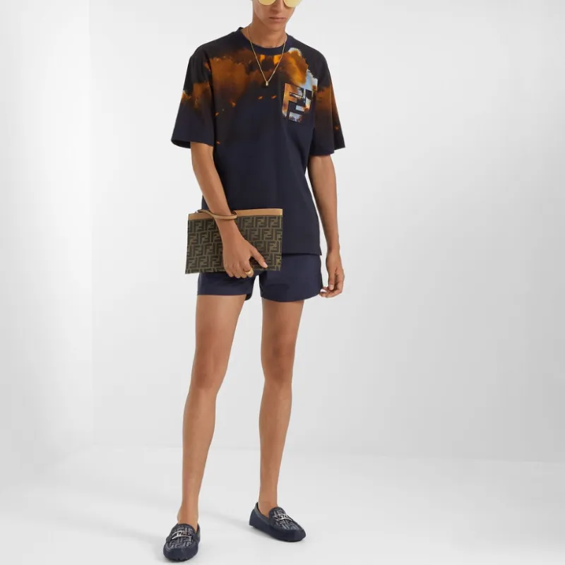 FENDI Drawstring Swim Shorts-4