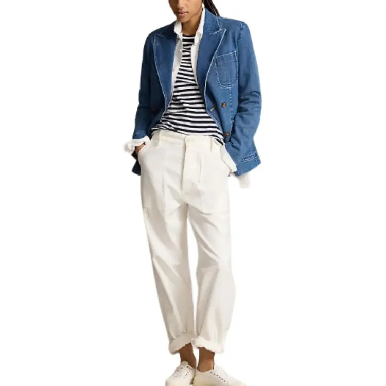 Polo Ralph Lauren Double Breasted Denim Blazer-5