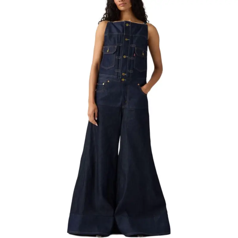 Sacai X Levis Overalls Women's Indigo-2