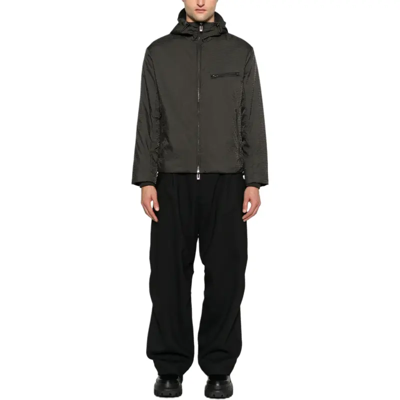EMPORIO ARMANI Logo jacquard Jacket-3
