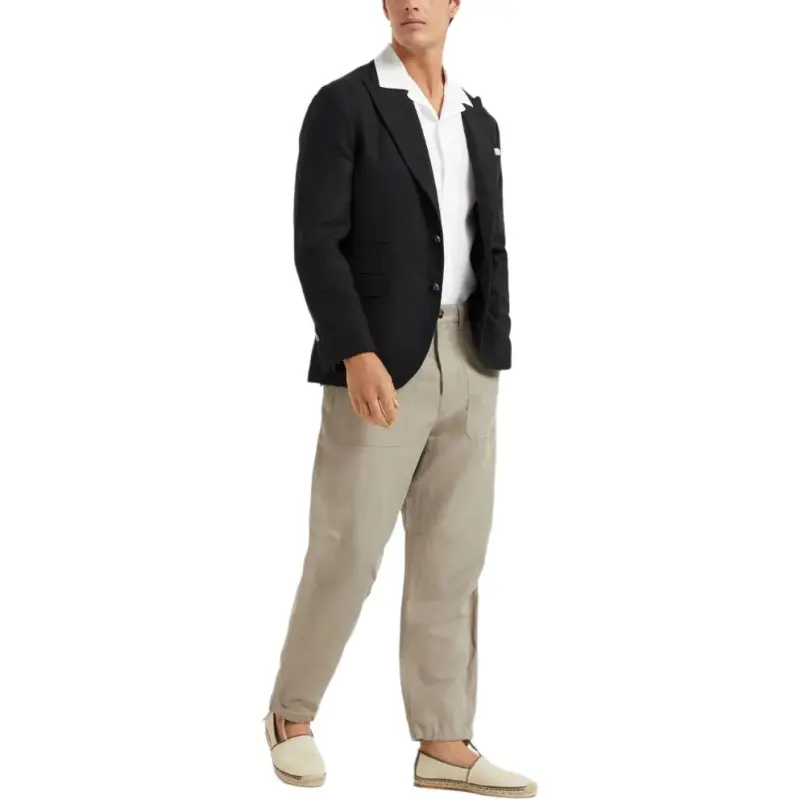 Brunello Cucinelli Drawstring Relaxed Fit Trousers-3