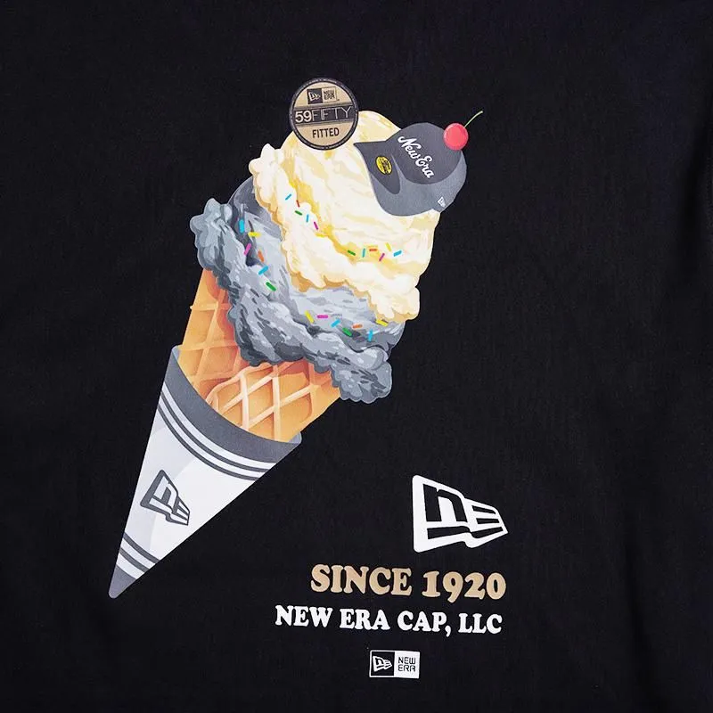 New Era FW24 T Shirt Unisex Black-3