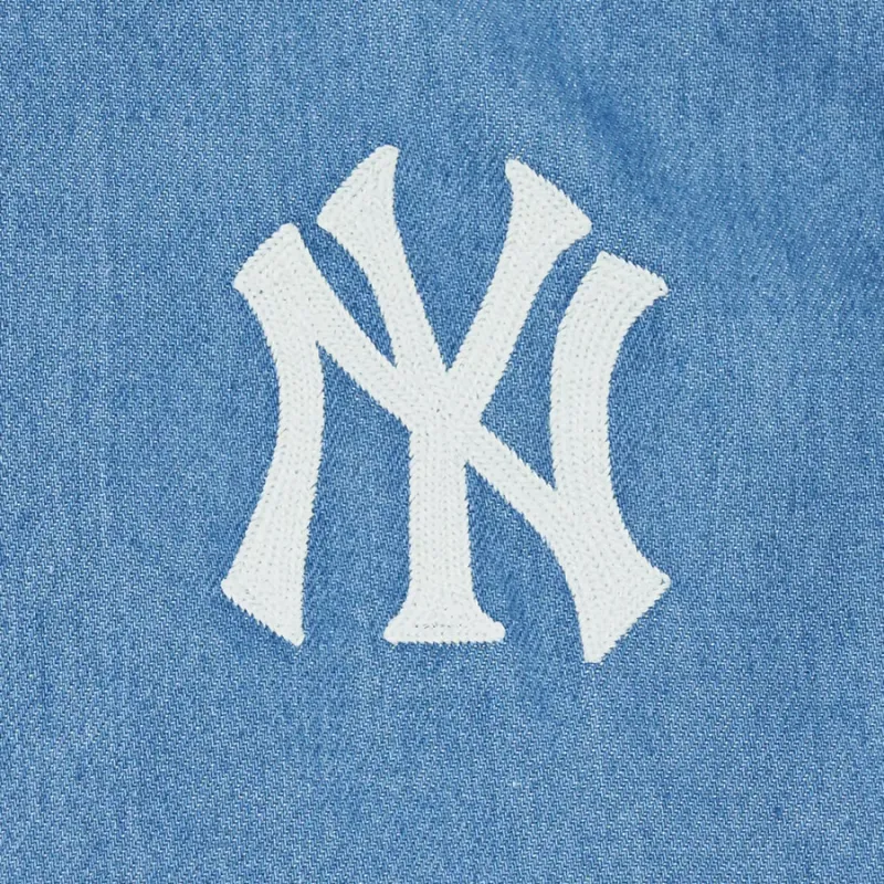 MLB New York Yankees Denim Jackets Unisex Blue-2