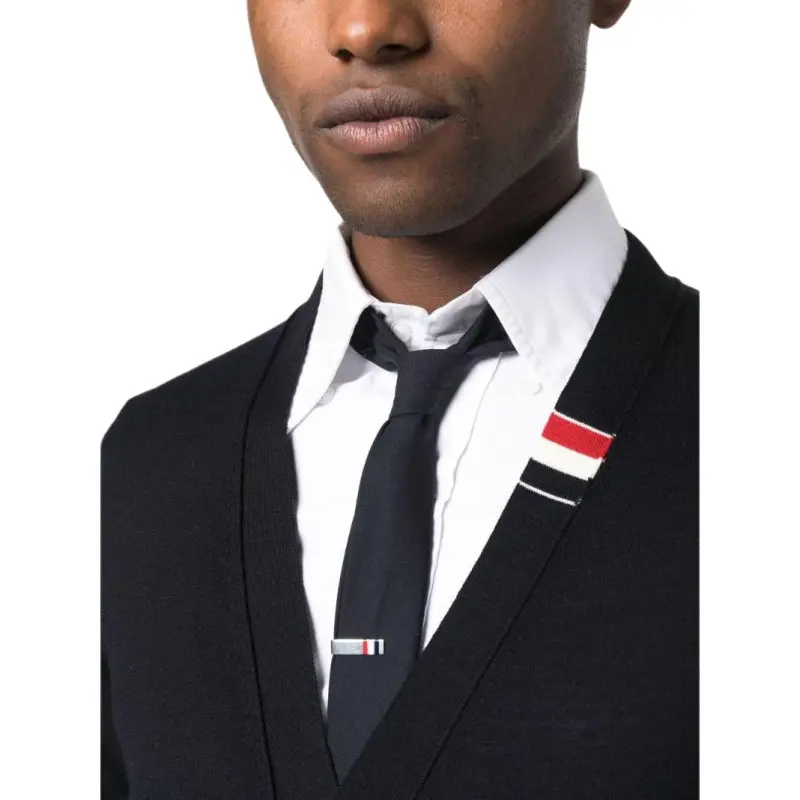 THOM BROWNE Button Up Knitted Cardigan-4