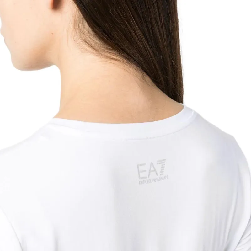 Ea7 EMPORIO ARMANI Solid Cotton modal T shirt-4
