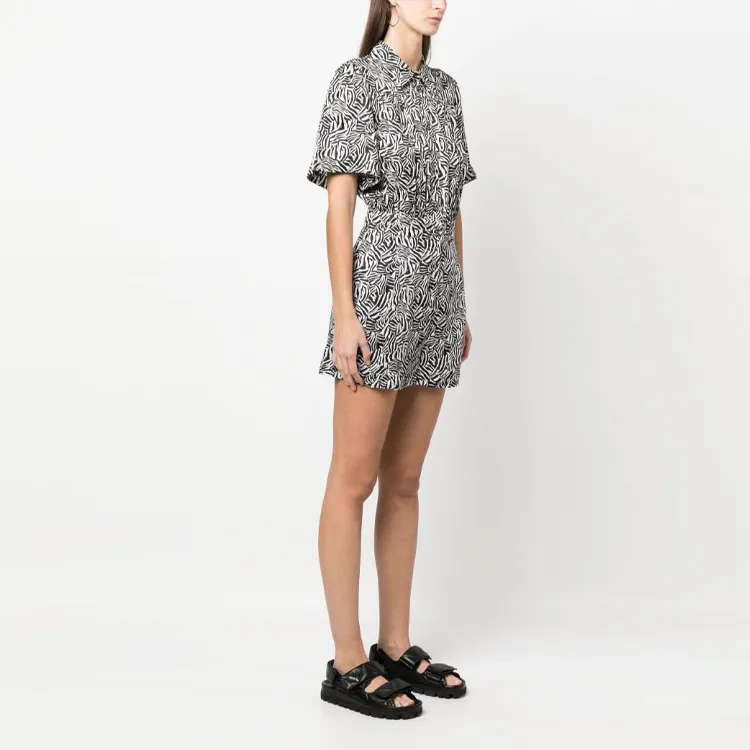 Michael MICHAEL KORS Graphic print Short sleeve Playsuit-3