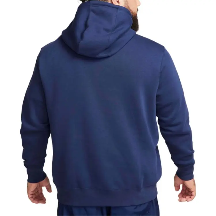 Nike Sudadera Con Gorro Sin Cierre Para Hombre Sweatshirt Men's Navy-4