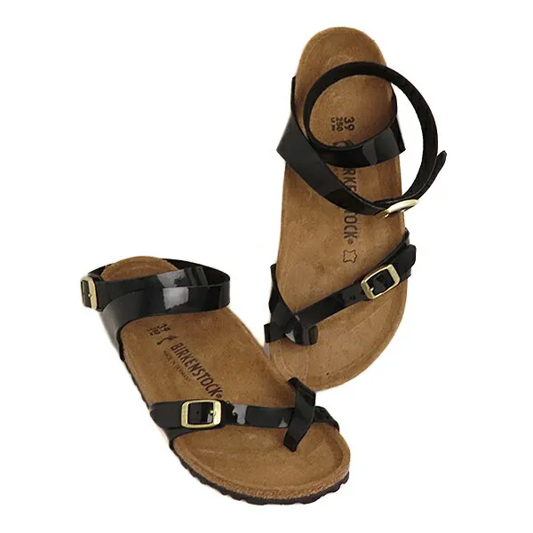 Birkenstock Yara One Strap Sandals Women's Black-7